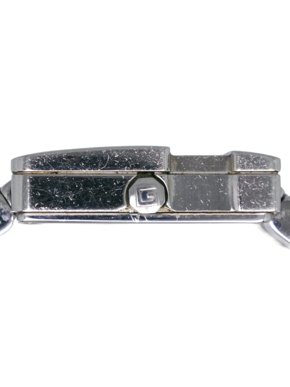 Gucci Watch Stainless Steel Quartz Analog Display Boys Black Dial - Picture 7 of 9